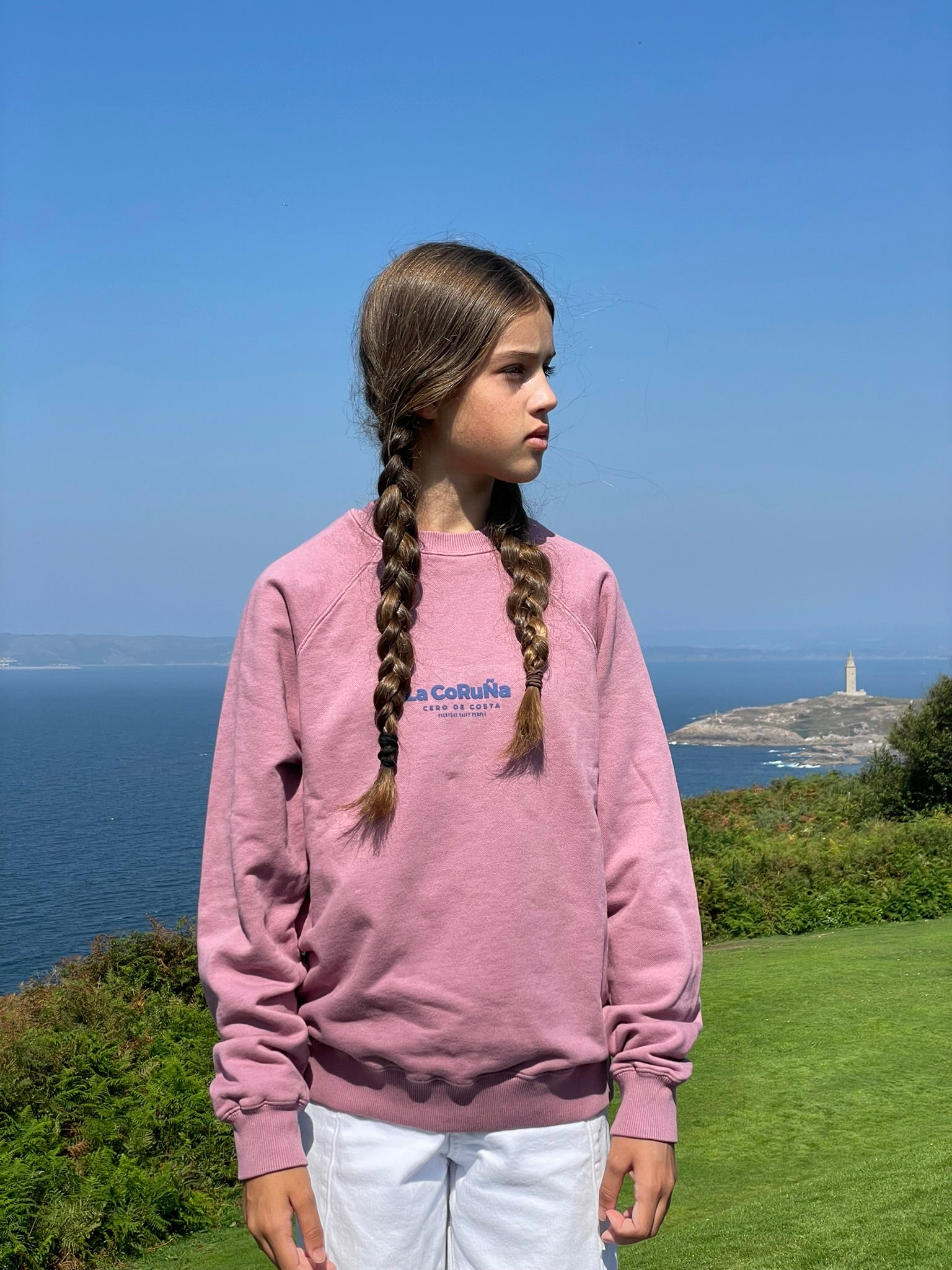 SUDADERA LA CORUÑA ROSA/AZUL